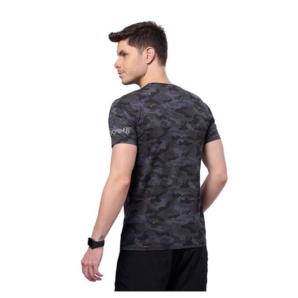 DOMIN8 Men's Camouflage Regular Fit T-Shirt