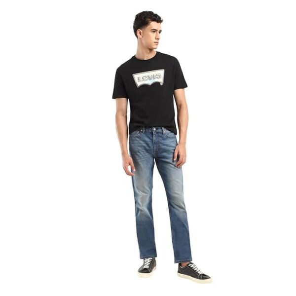 Slim Fit Mid Rise Navy Jeans