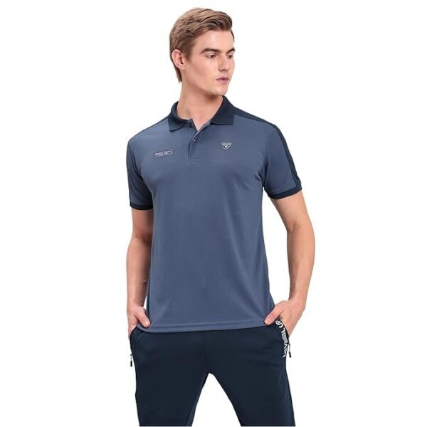 TECHNOSPORT Men's Slim Fit Active Running T-Shirt - (MTP627_P)